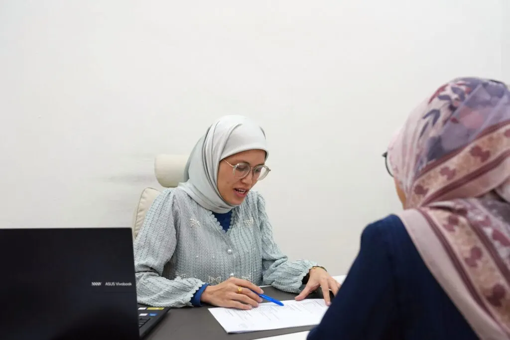 Sesi konsultasi di iLIV